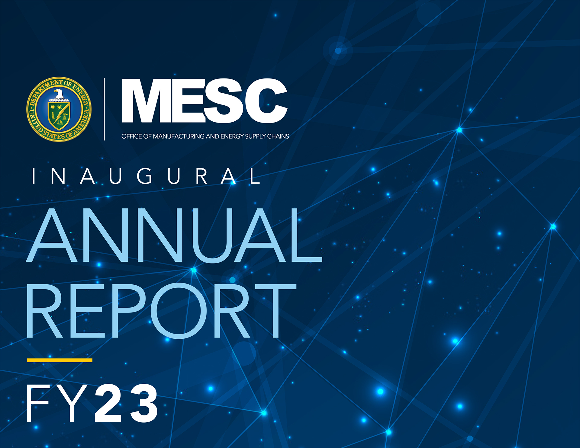 Cover of MESC's fiscal year 2023 Annual Report.