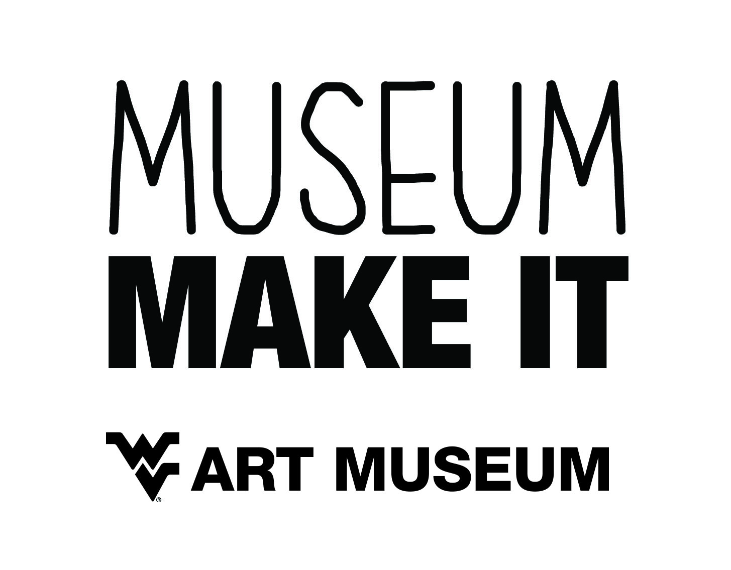 Museum Make It kit logotype with Art Museum wordmark.
